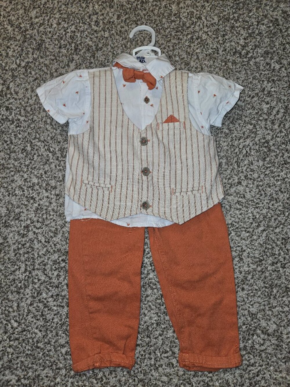 Baby Boy Clothes Size 24 Months 3 Piece Summer Suit Set